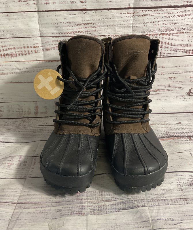 Otz Shoes Conody Brown Suede Duck Boots Waterproof Size 5.5W/ 4.5M US