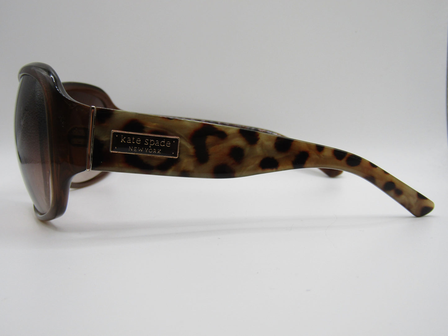 Kate Spade Bernie Women's Brown Leopard Print Sunglasses