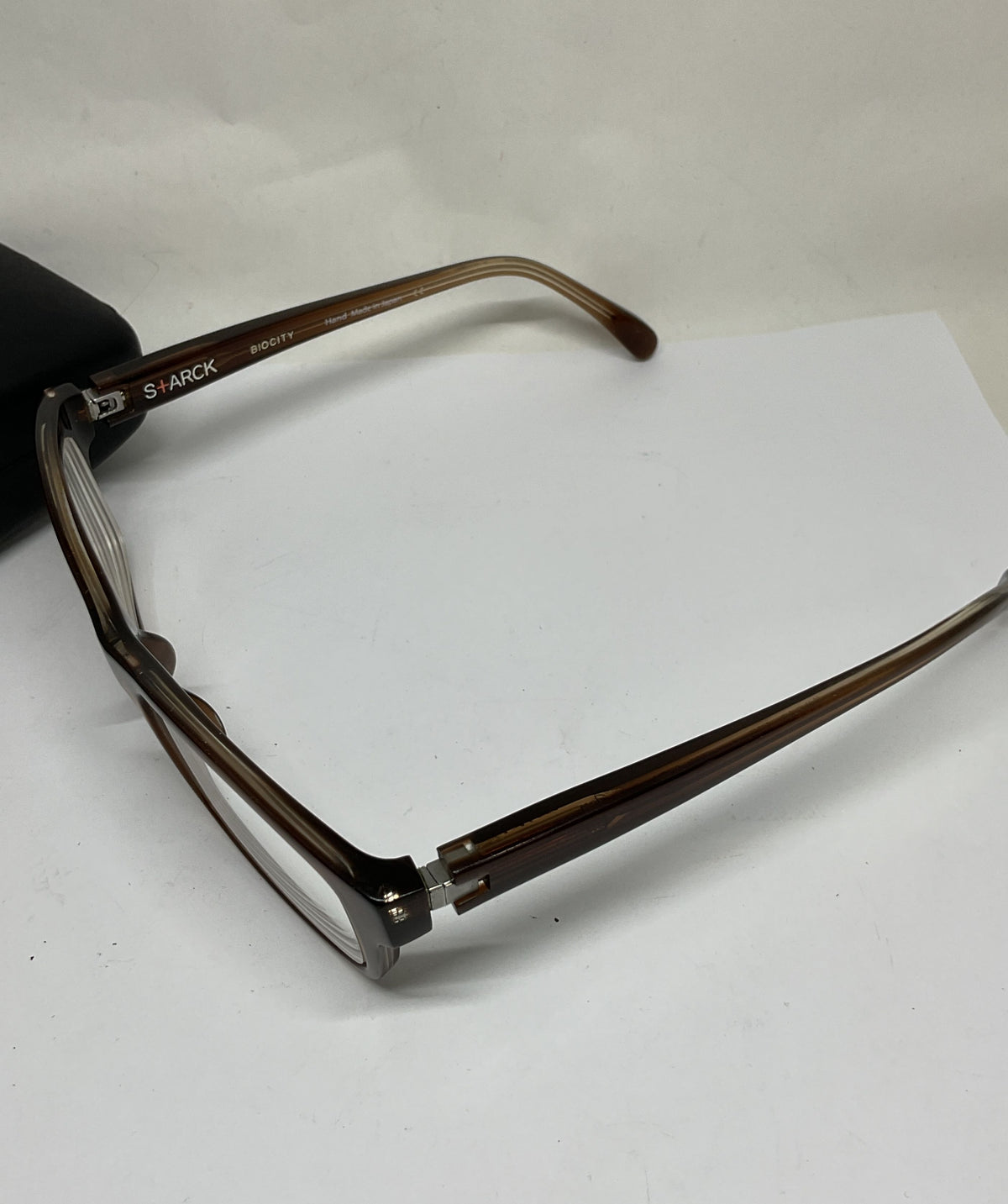 Starck Biocity SH 1261 2706 Brown Eyeglasses - Size 140 Handmade Japan