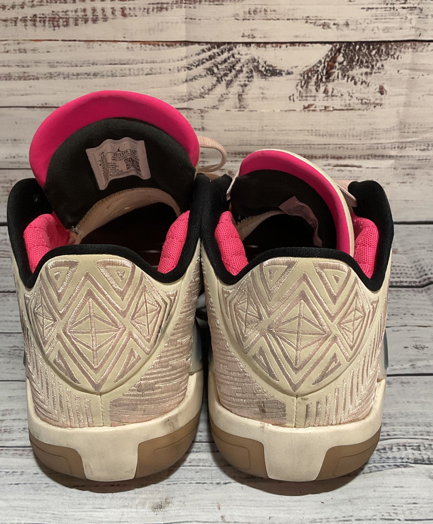 Air Jordan XXXVIII 38 Low Sneakers Beige Black Pink 12