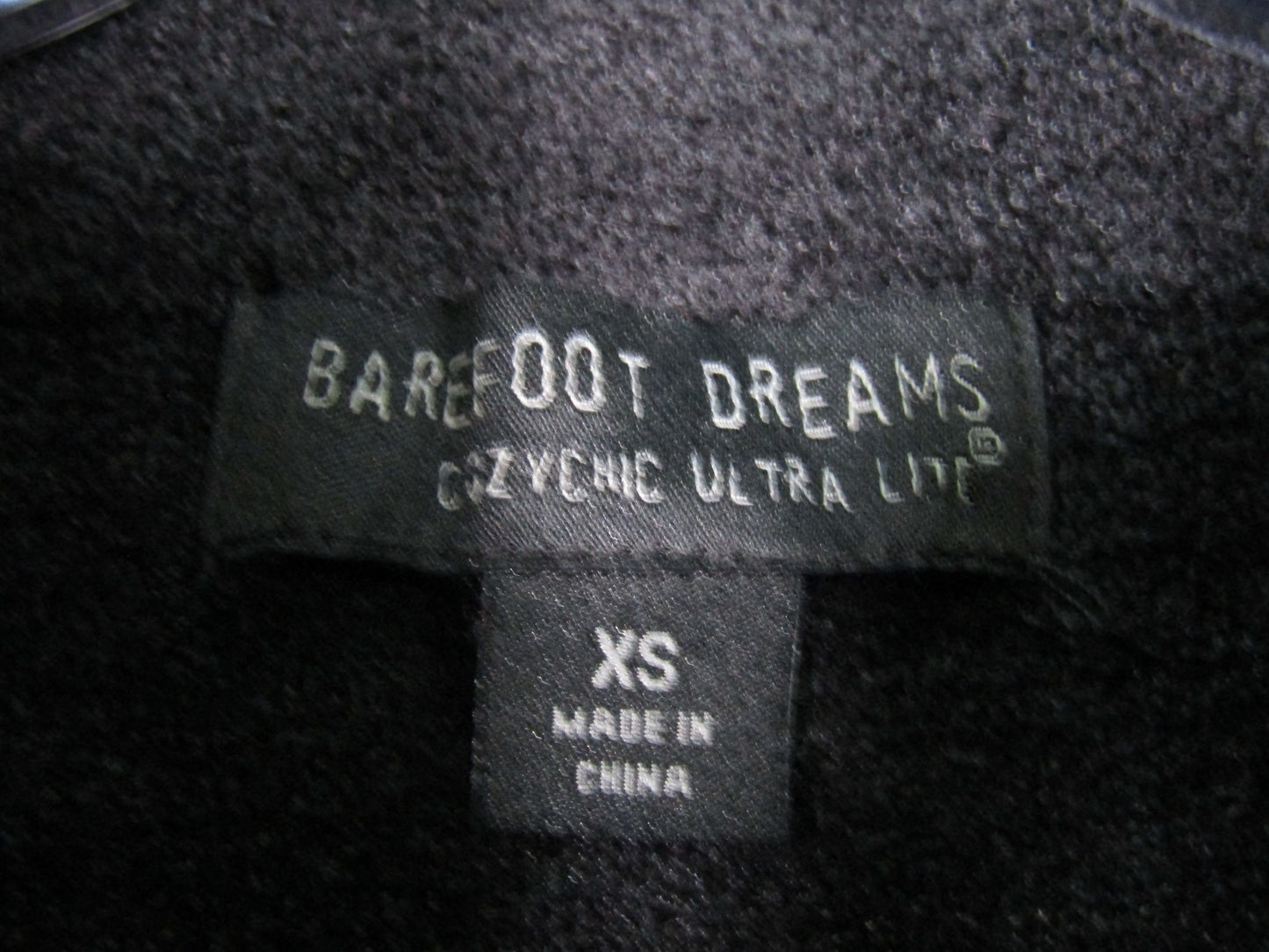 Barefoot Dreams CozyChic Women's Black Cowl Neck Tunic Sweater Size XS