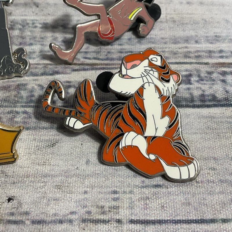 Set Of 6 Disney Collectible Pins DLR Magical Mystery Mowgli Hades Alice Pluto