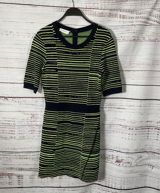 Women's A.L.C. Green & Black Knit Dress Size M