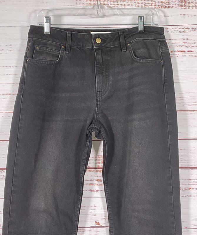 BA&SH Evan Raw Hem Jeans Blackstone 2