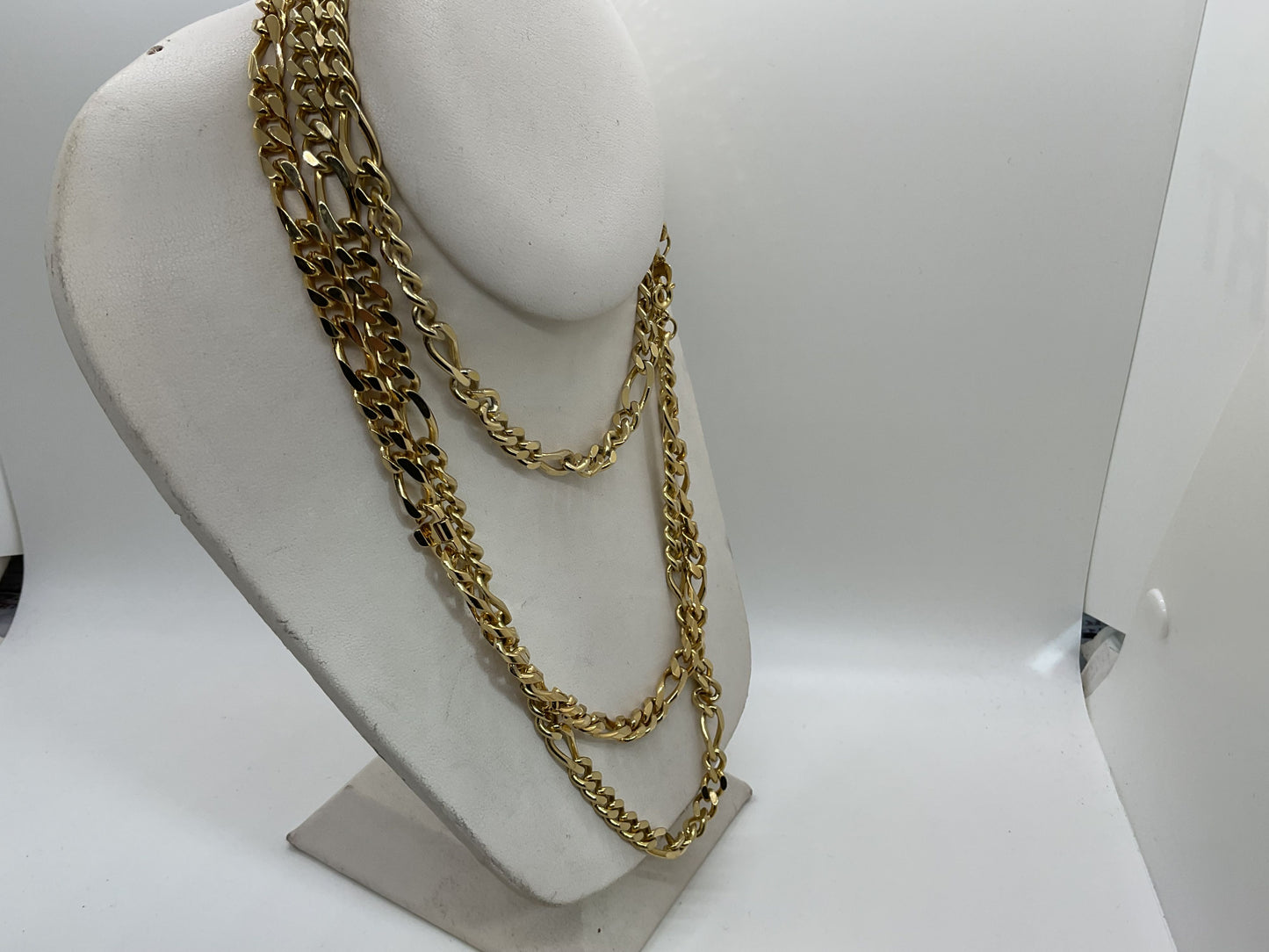 Lot of 5- 8" Rope Bracelet, Bangle Bracelets, 20" & 36" Curb Necklaces
