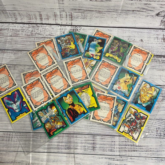 Lot Of 41 Vintage 1991 Marvel X-Force X-Men Superhero Comic Trading Cards