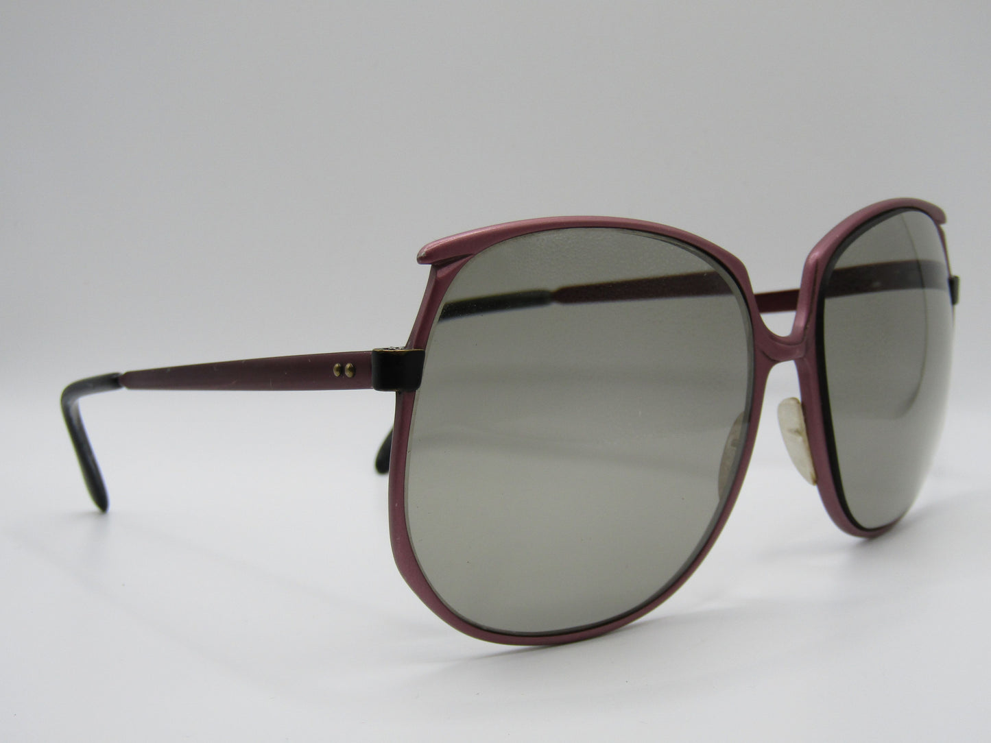 Vintage Revue Women's Oversized Purple Eyeglasses Frame Made in Italy