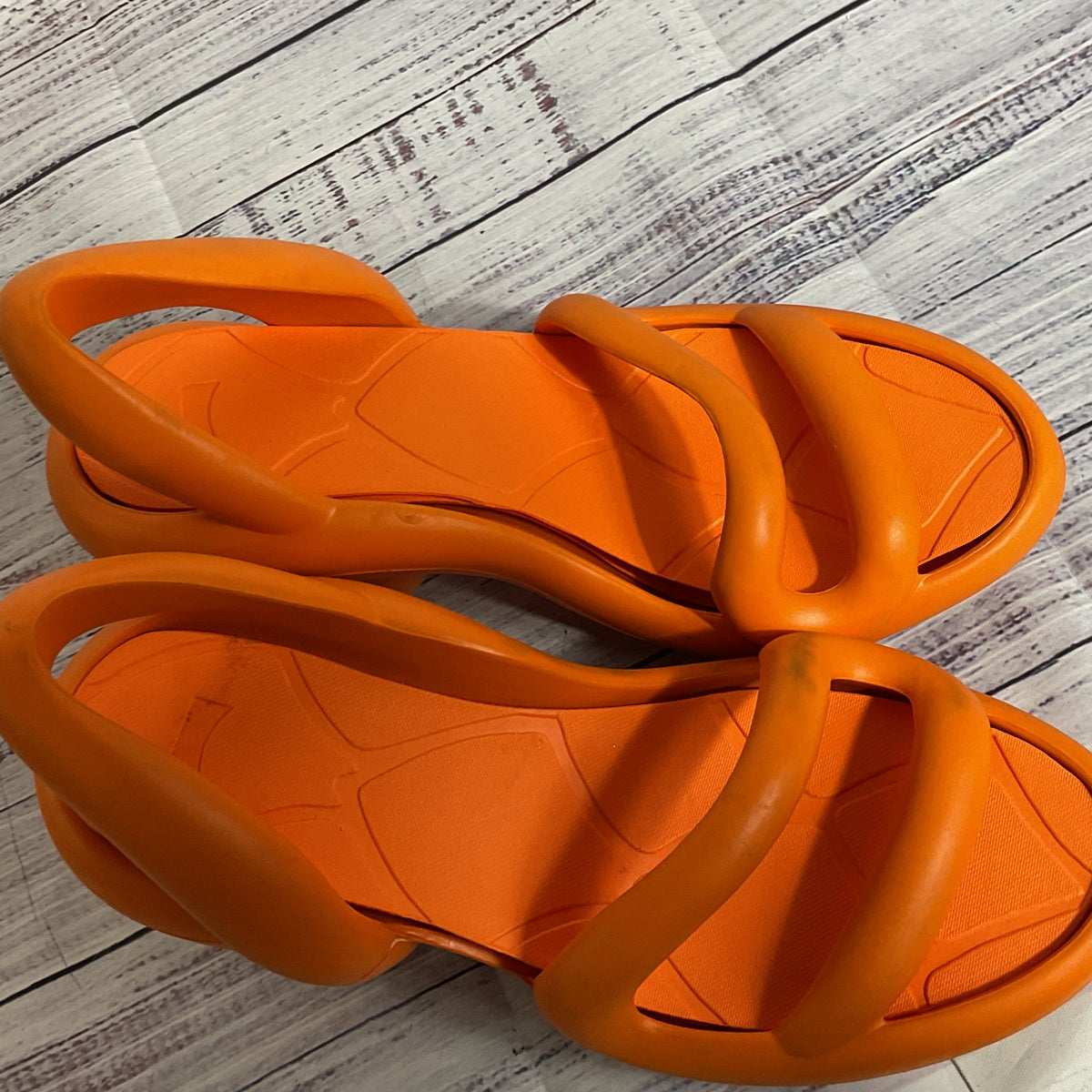 CAMPER Kobarah Orange Strappy Sandals- SZ 38/ 7.5 US