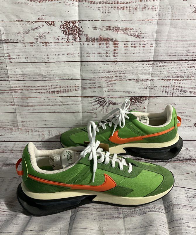 NEW Men's Nike Air Max Pre-Day LX Chlorophyll Green Orange Size 14 DC5330-300