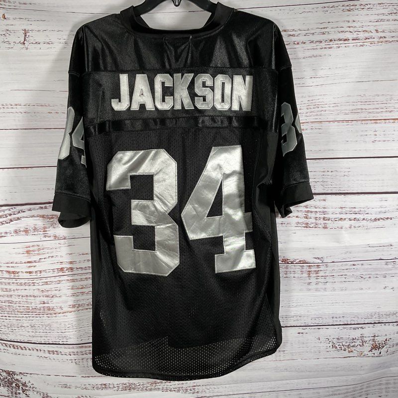 VTG. 1990 MITCHELL & NESS ThrowBacks Bo Jackson #34 Jersey- SZ 48