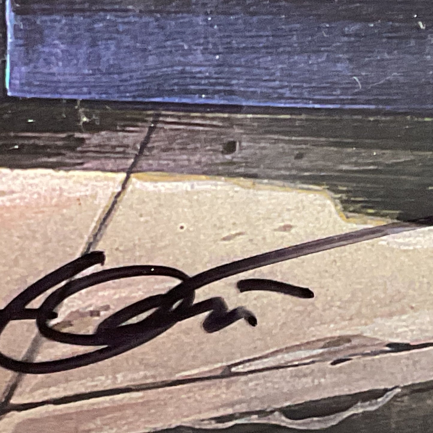 Signed CRAIG BARTLETT "Hey Arnold" Handpainted Cell Overlay Litho Print