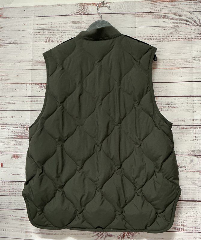 Men's COS Olive Green Oversized Down Gilet Vest Size XS