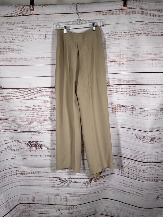 Armani Collezioni Women's Beige Pants - Size 4