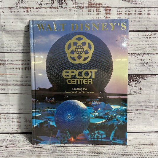 Vintage Walt Disney Epcot Center Creating The New World Hardcover 1982 Sealed