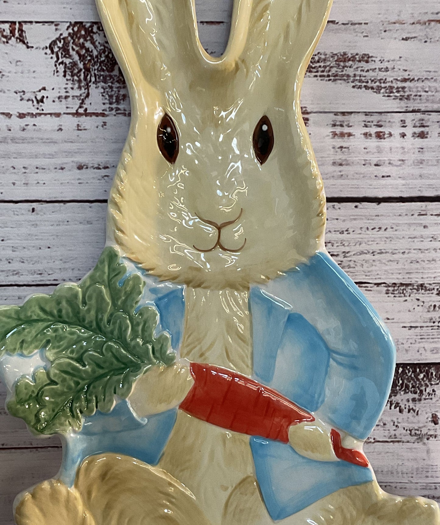 Williams Sonoma Peter Rabbit Figural Platter Multicolor