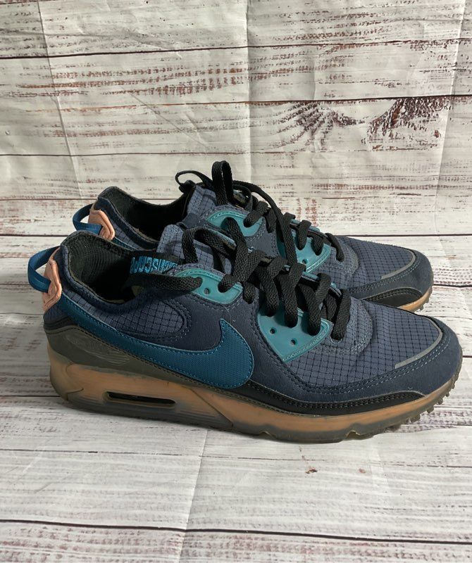 Nike Air Max 90 Terrascape Men's 9 Shoes Obsidian Blue DH4677-400 AM90 Sneakers