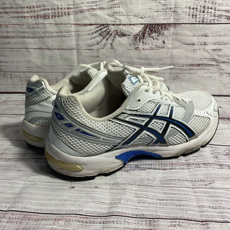 Asics Gel-1130 White/Silver Athletic Running Sneaker Men's Size 9 US