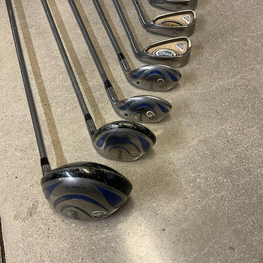 PING G5 TFC 100 Set of 7 Clubs - Driver, Hybrids, 7, 8, W Irons