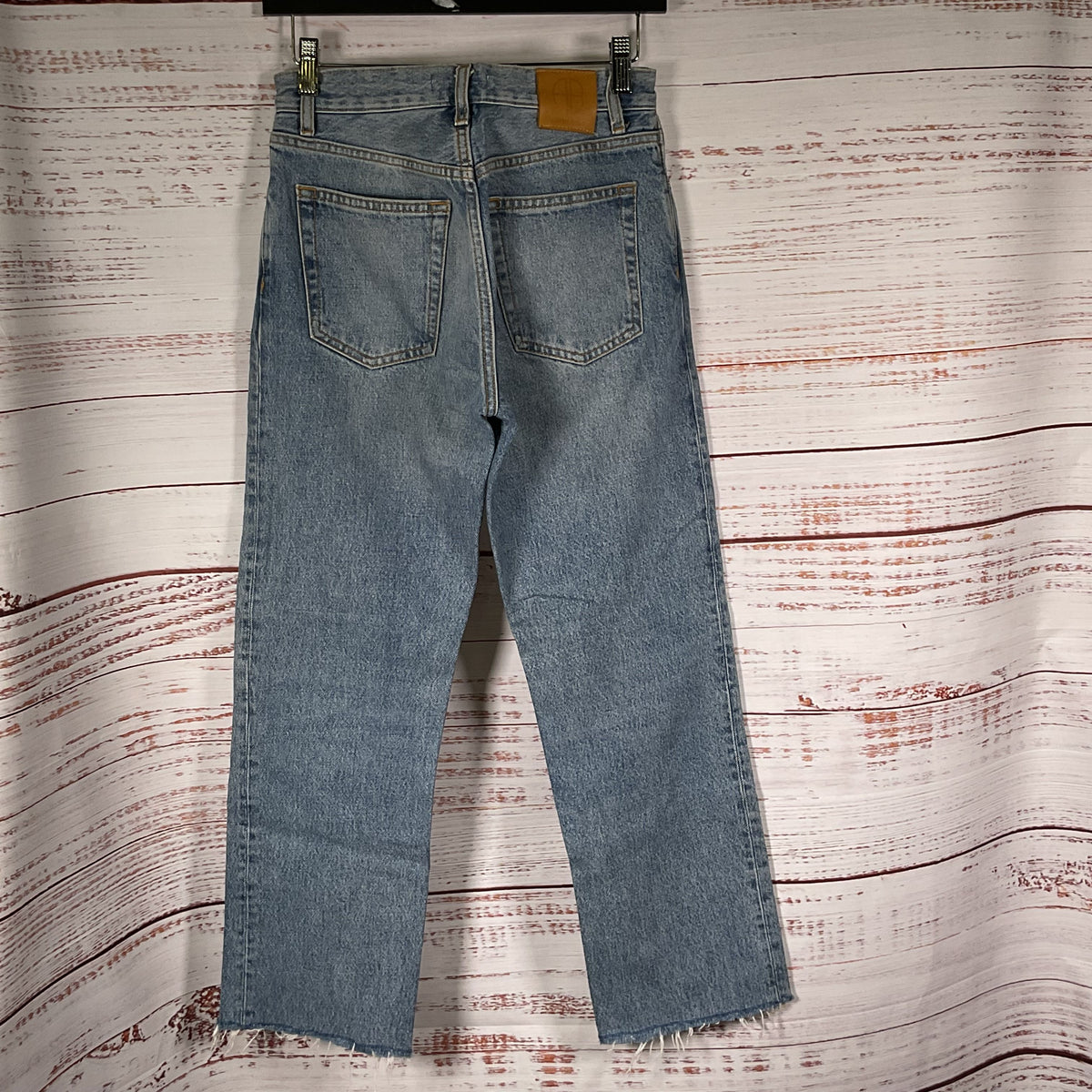 ANINE BING Women's Blue Button-Up Denim Jeans- SZ 24