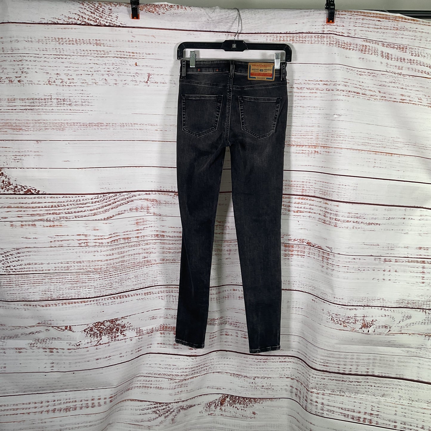 Diesel Skinny Dark Grey Black Jeans Pants - Size 25