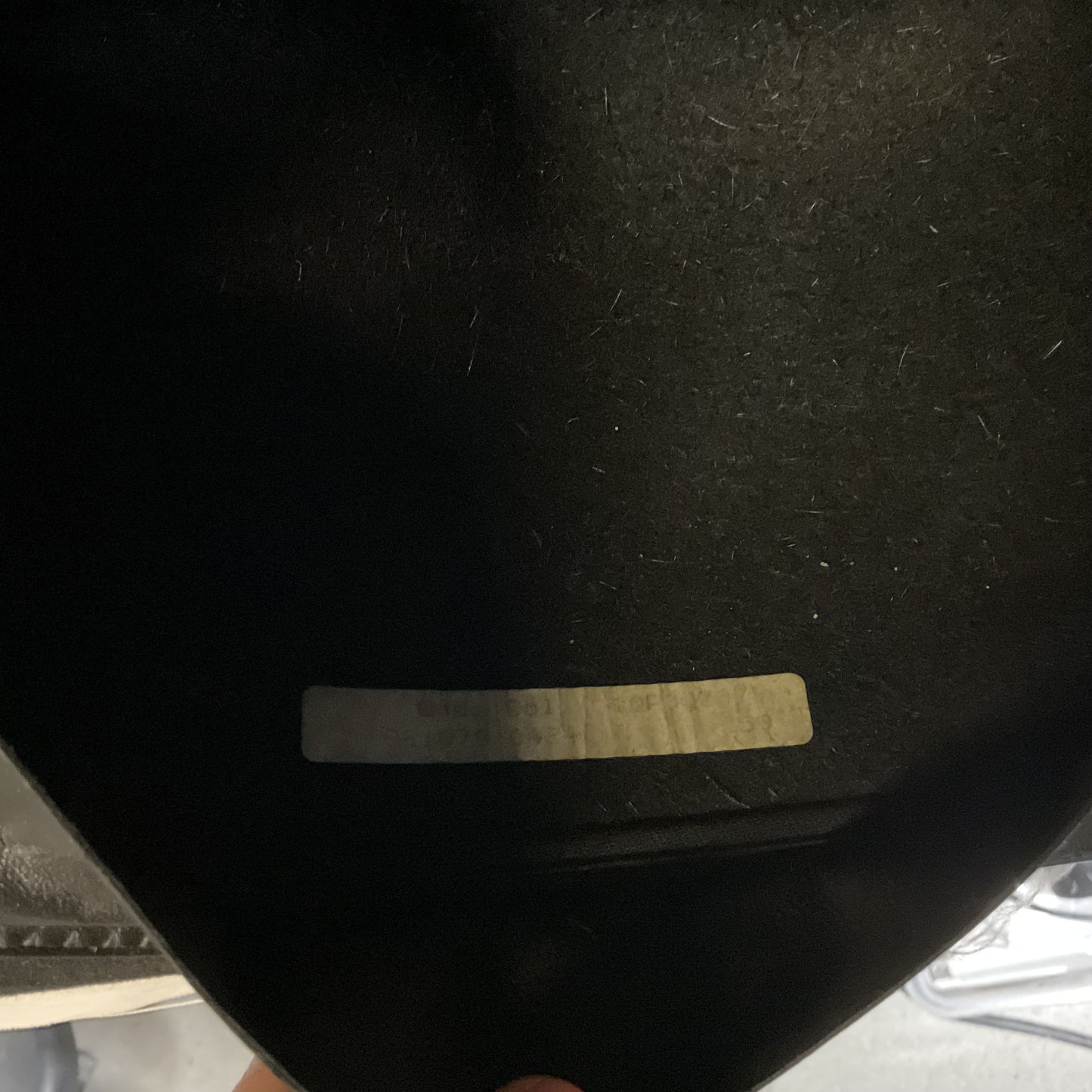 VTG. BORSALINO Men's Black Fedora Hat- SZ 22"
