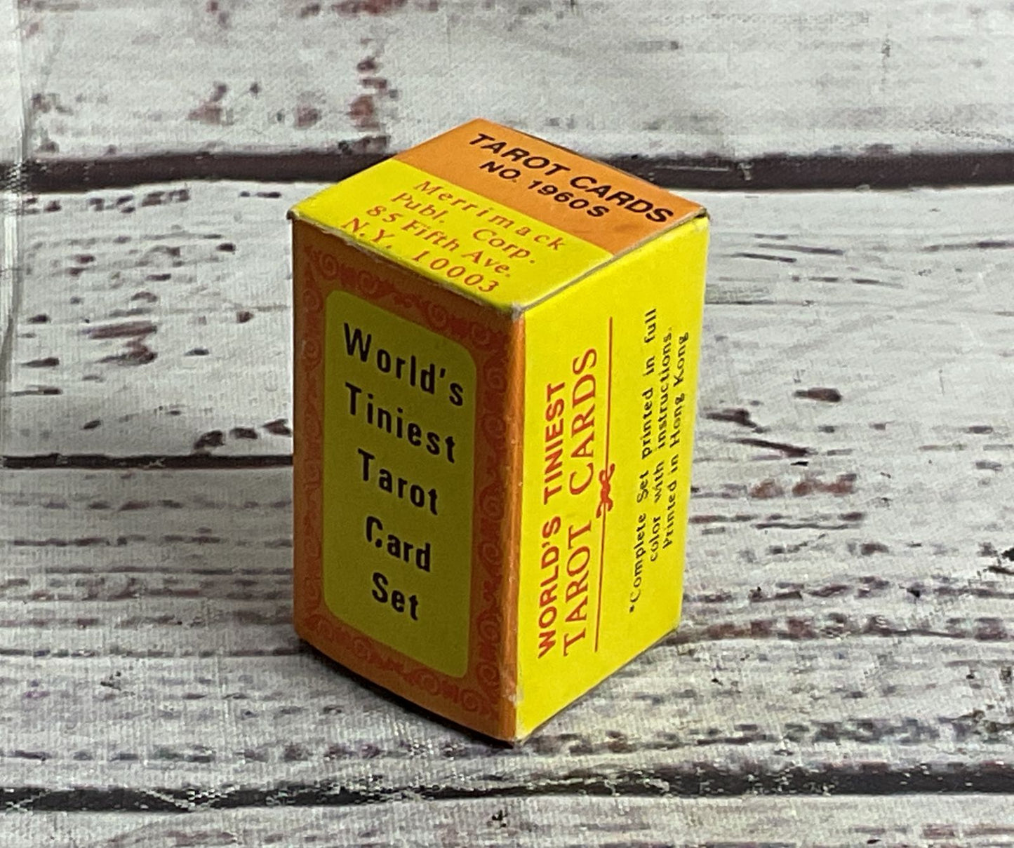 World's Tiniest Tarot 78 Card Deck Set