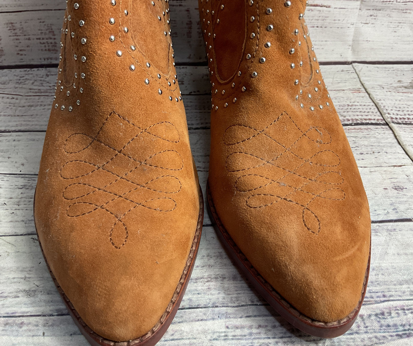 Dolce Vita Dexter Suede Booties Brown 11