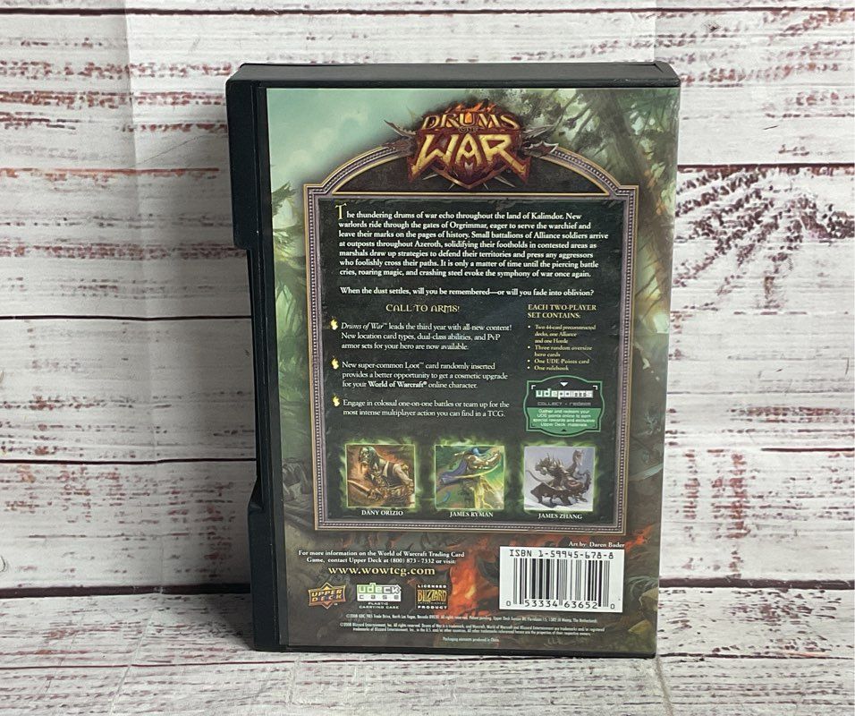 World of Warcraft TCG Drums of War PVP Battle Deck Trading Cards