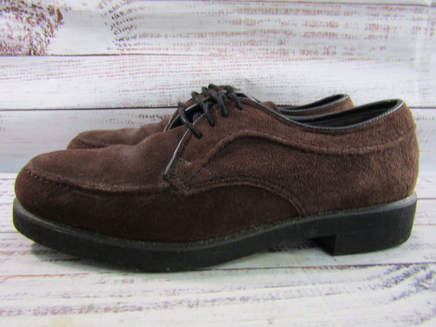 Hush Puppies Women's Brown Suede Oxford Dress Shoes Size 7.5
