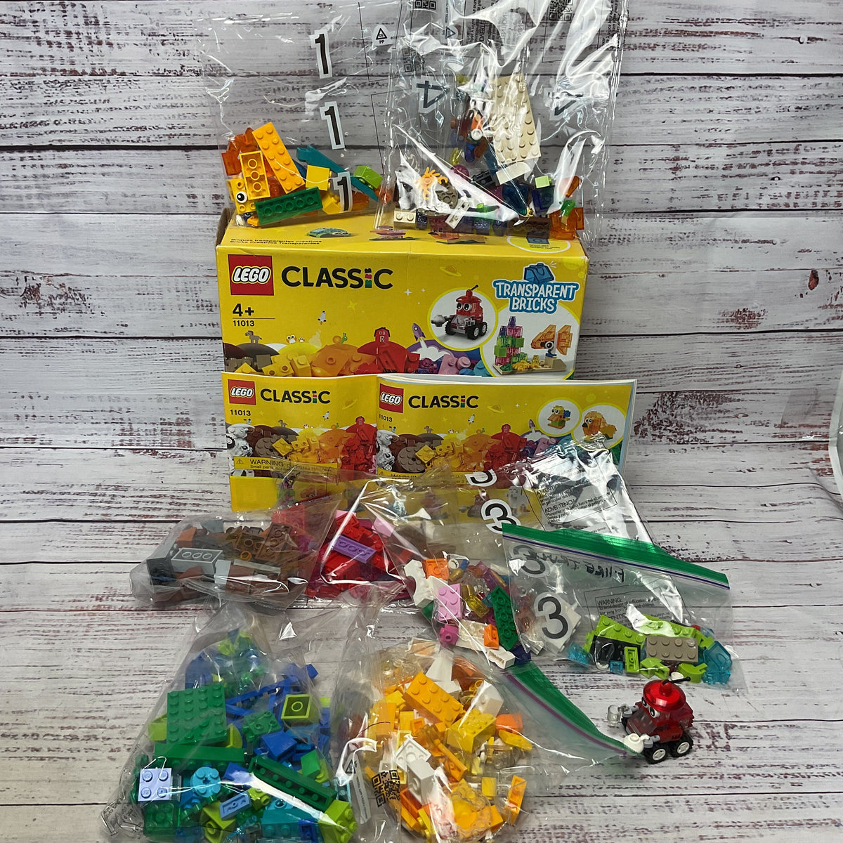 Lego 11013 Classic Creative Transparent Bricks