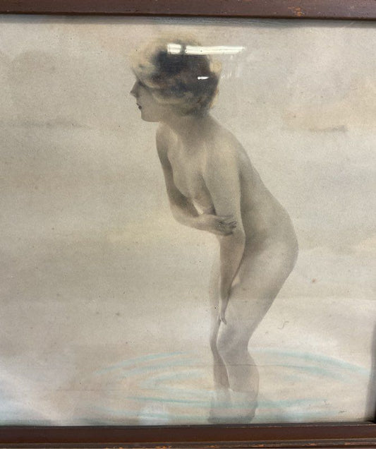 Vintage Framed September Morn by Paul Chabas Art Print | Watercolor READ Framed