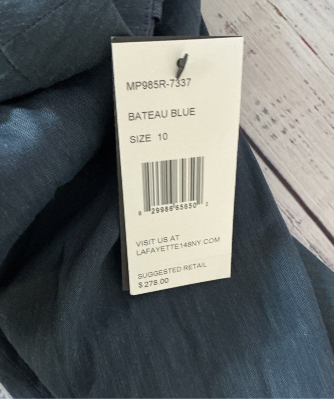 NWT Women's Lafayette 148 Linen Blend Shorts Size 10 Retail $278