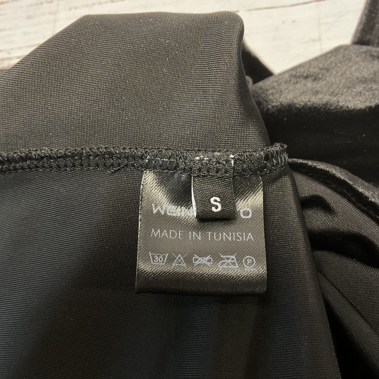 Weinsanto Black Velvet Full Body Jumpsuit - Size S