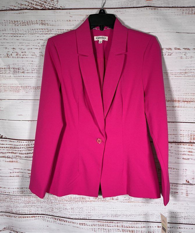 NWT Nanette Lepore Pink Blazer Size 4 Retail $128