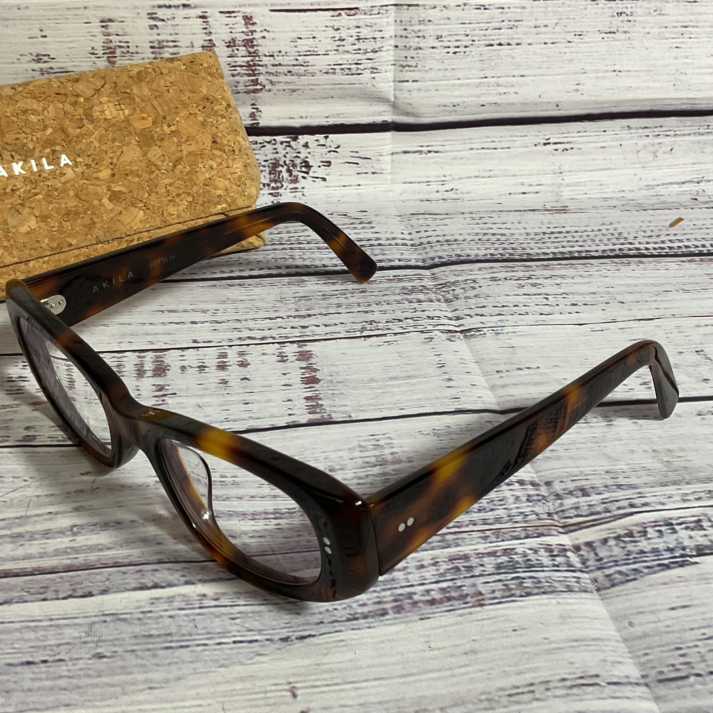 AKILA Silvia Brown Tortoise Eyeglasses- 141 (FRAMES ONLY)