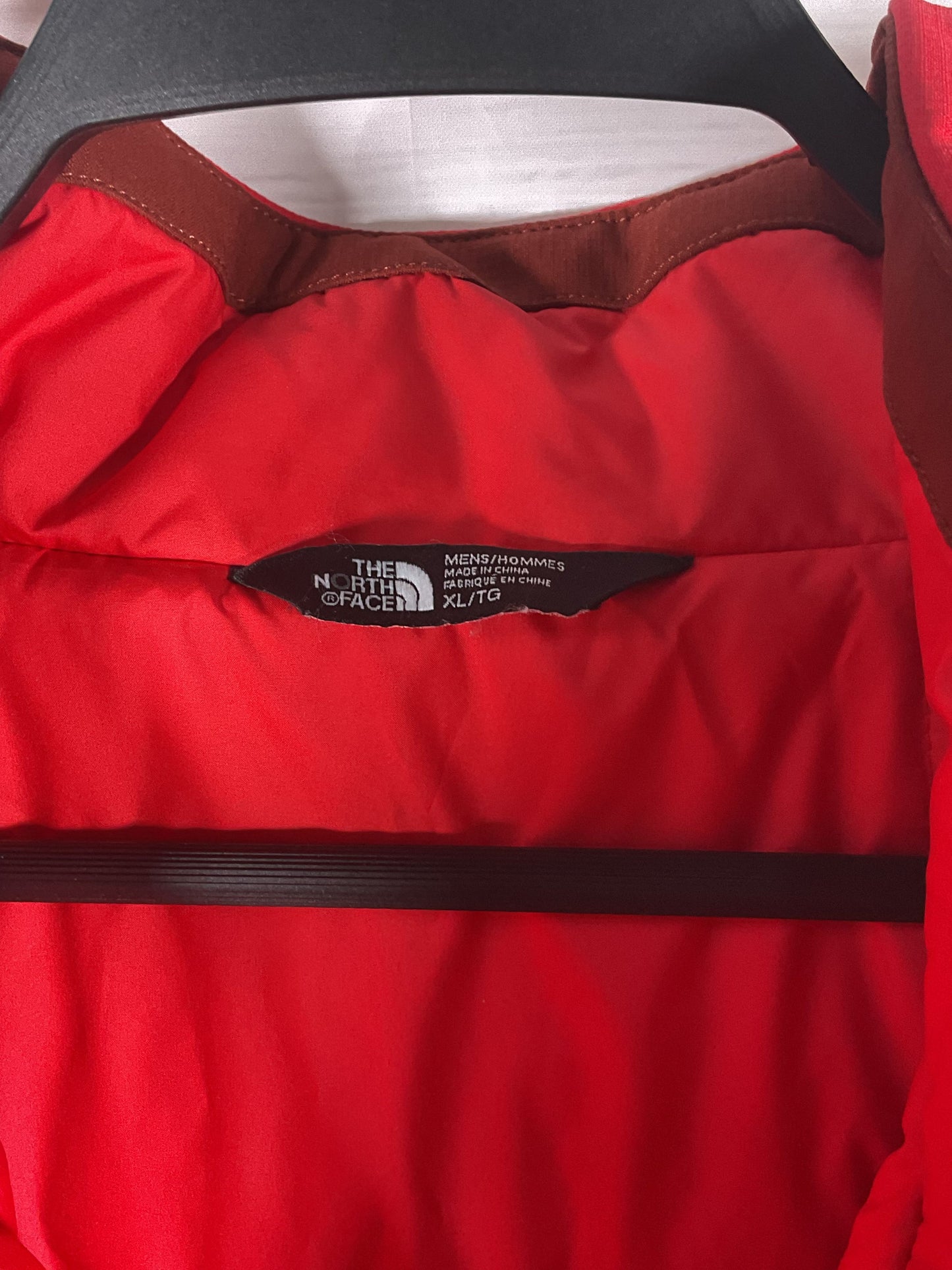 North Face Red Windwall Hooded Jacket - Size XL