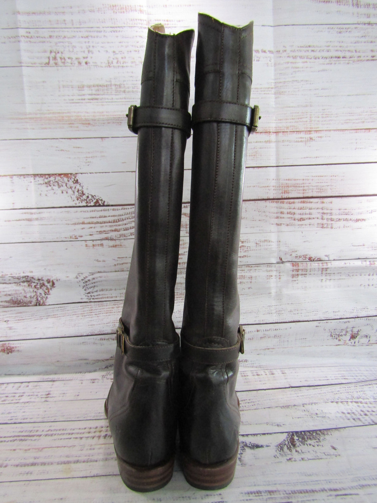Frye Dorado Women's Brown Leather Knee High Boots Size 8 77561