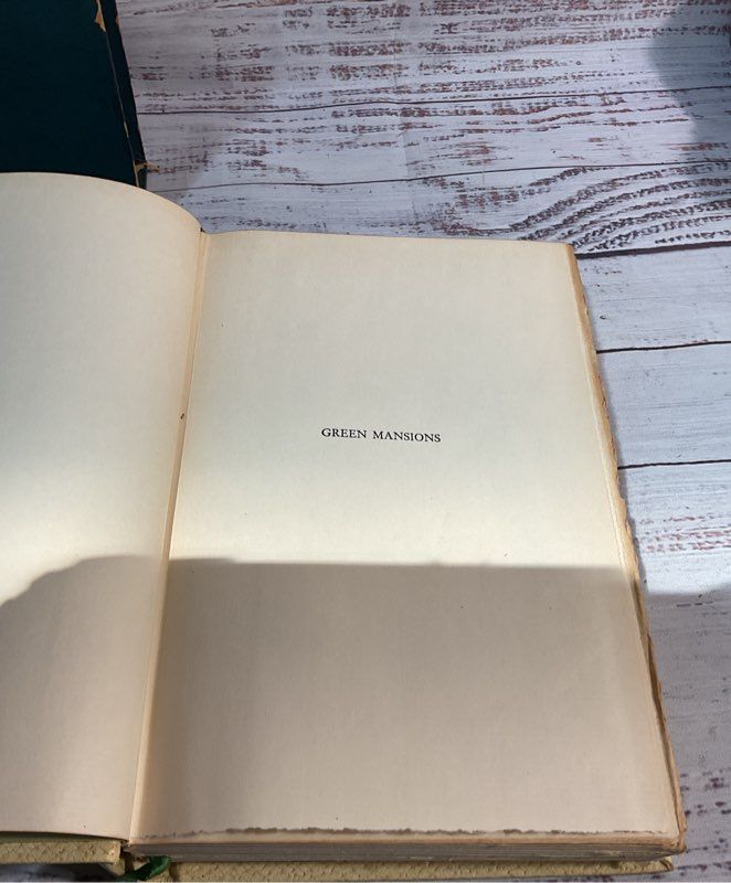 Green Mansions And The Purple Land By W. H. Hudson Hc Three Sirens Press