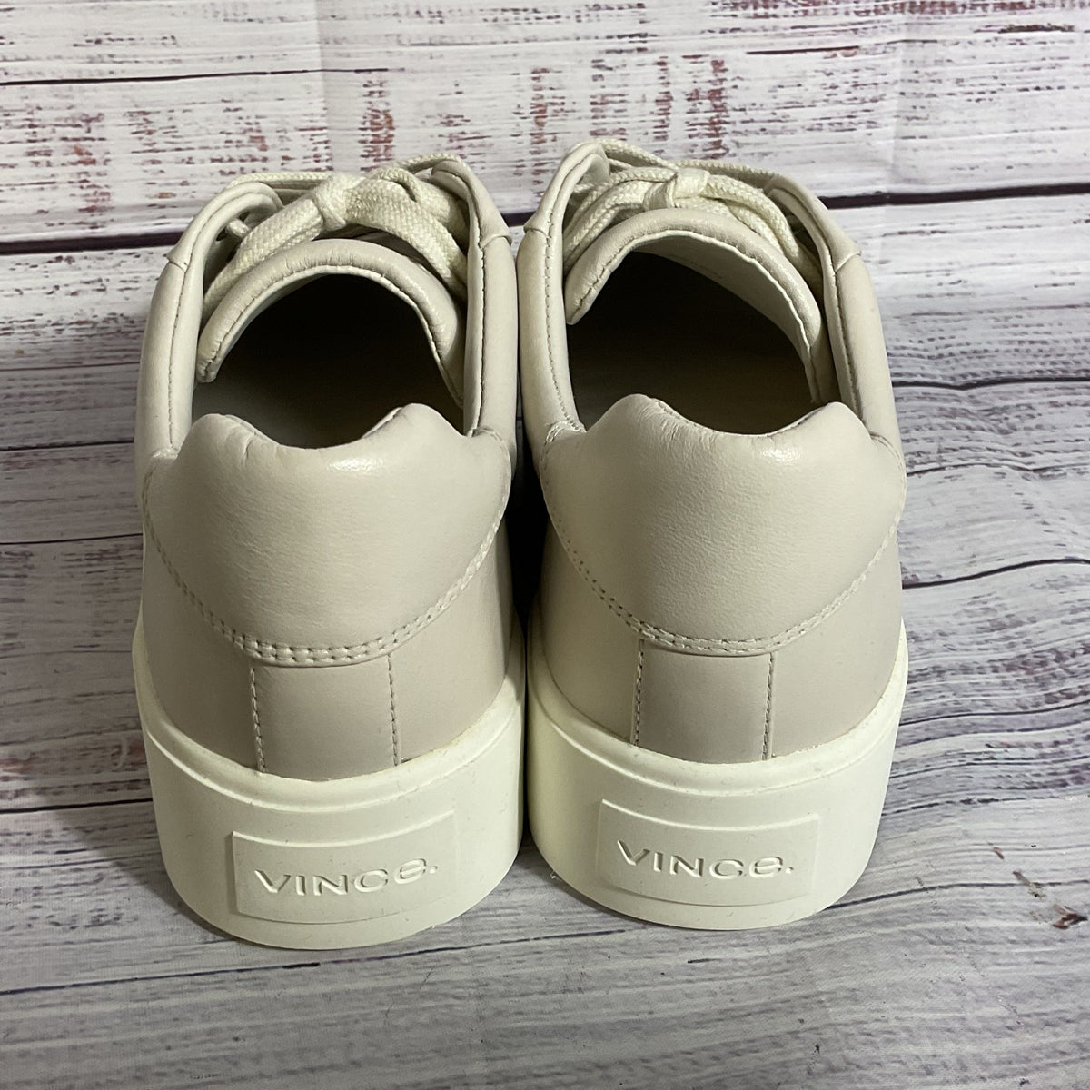 NWOB VINCE. Men's Taupe Slip-On Shoes- SZ 7.5