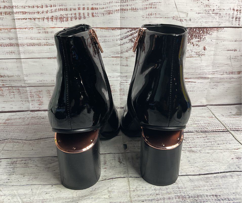 Alexander Wang Gabi Patent leather Ankle Booties Black 36