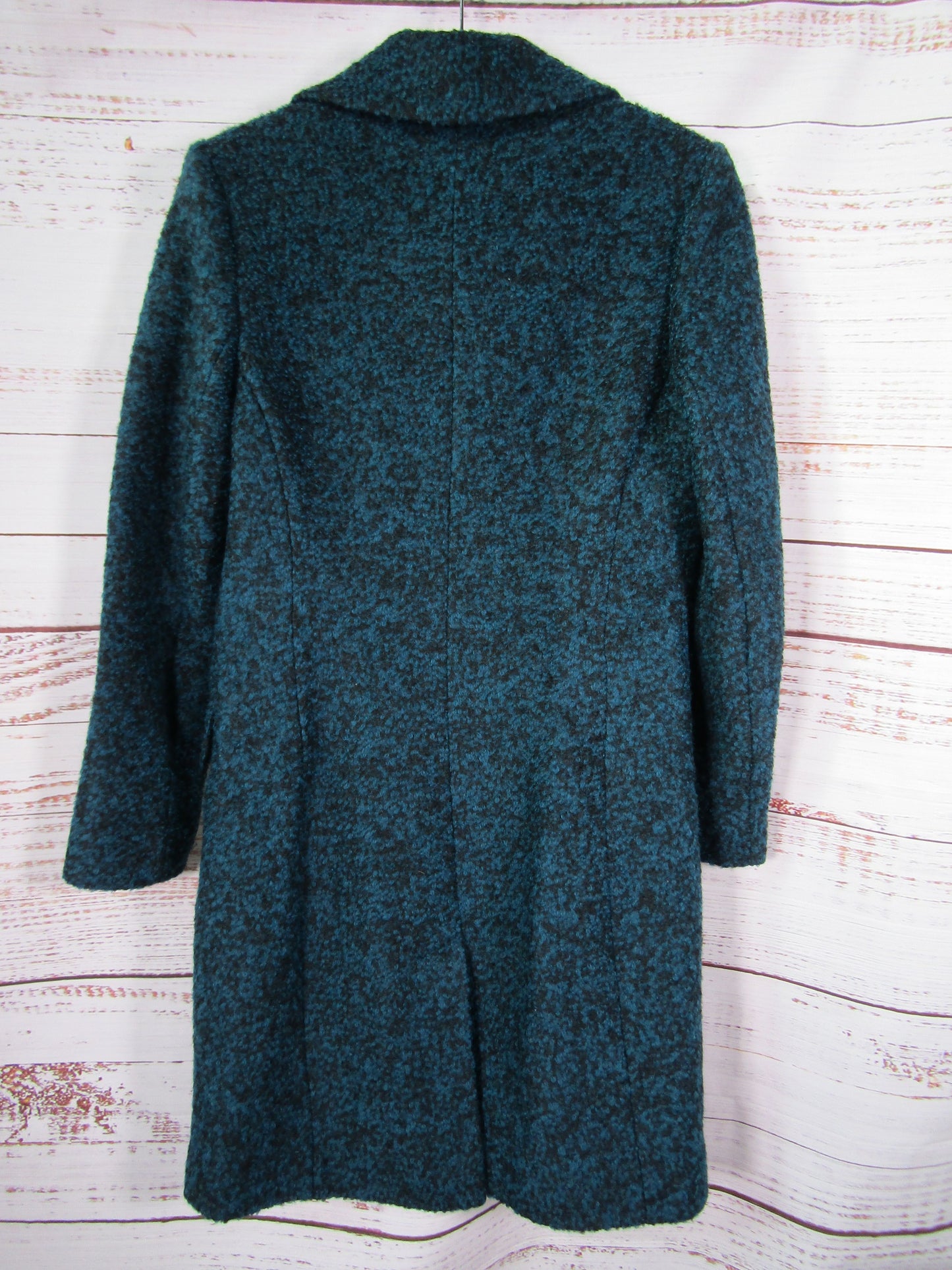 Sam Edelman Women's Teal Blue Wool Blend Coat Size XS