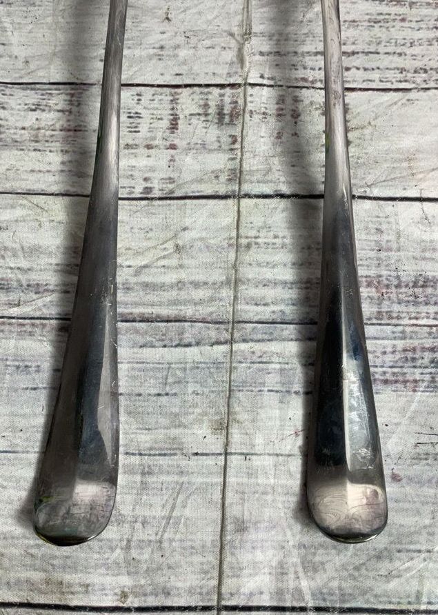 Godinger Buffet 13" Serving Spoon Fork Set Silverplate