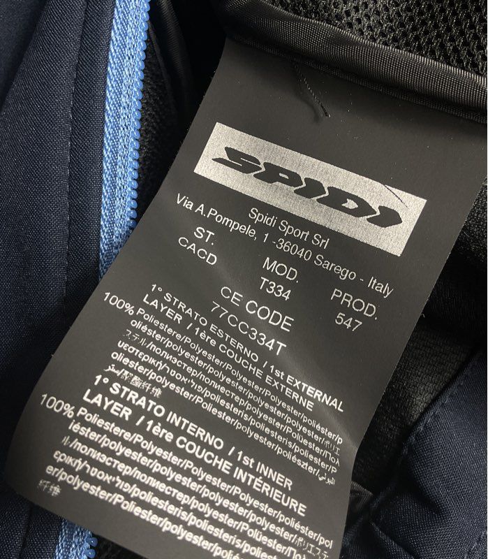 Spidi Hoodie Armor Light Lady Motorcycle Textile Jacket Multicolor M