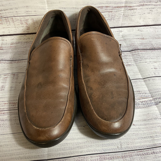 PRADA Men's Brown Leather Slip On Casual Shoes- SZ 11 (SEE DESCRIPTION)