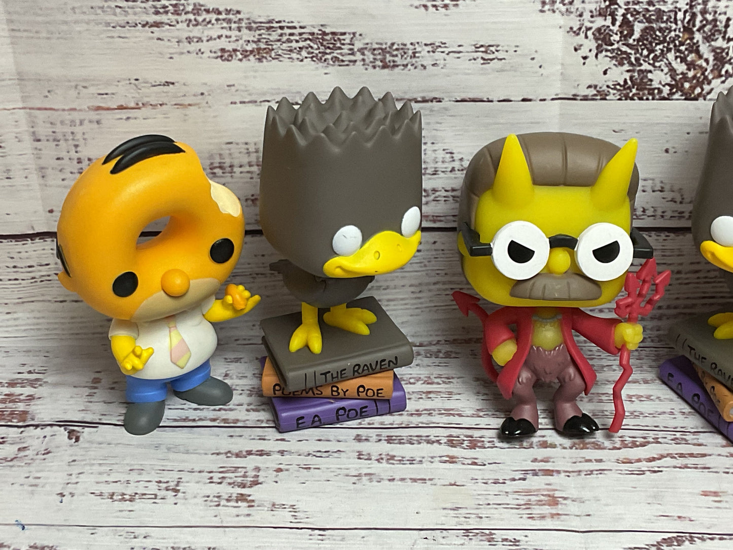 Set of 5 Funko Pop! The Simpsons Figurines (WITHOUT BOXES)