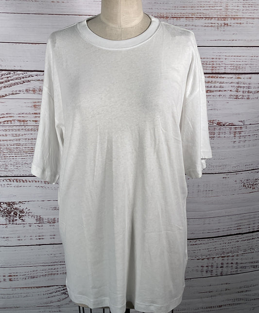 Stampd Cotton Mountain Graphic Print T Shirt White Large