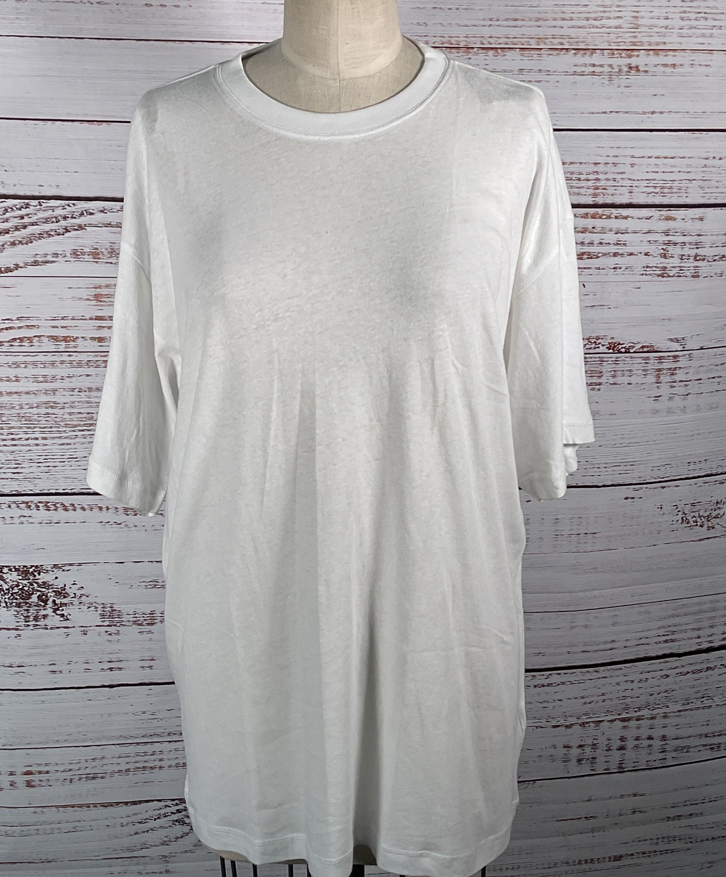 Stampd Cotton Mountain Graphic Print T Shirt White Large