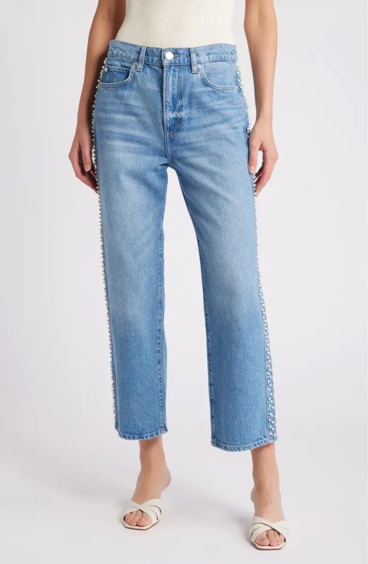 Frame Atelier of Denim Le Jane Crop Daylight Pearl Women's Size 28