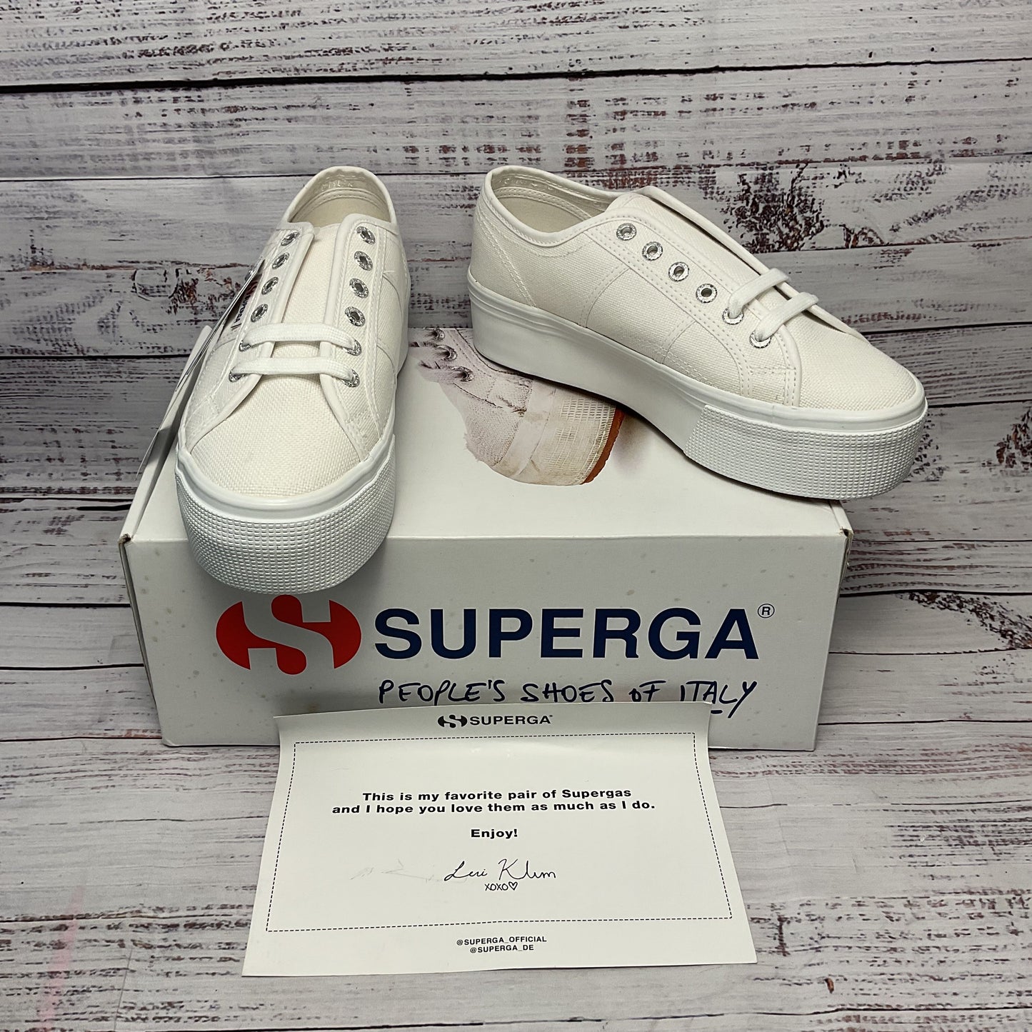 Sneaker White Platform Sneaker Shoe Unisex Adults Size 7.5M 9W New