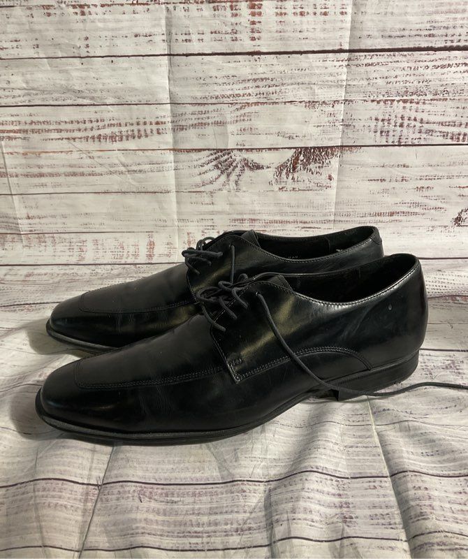 Cole Haan Air Black Leather Lace Up Dress Shoes Size 11 M